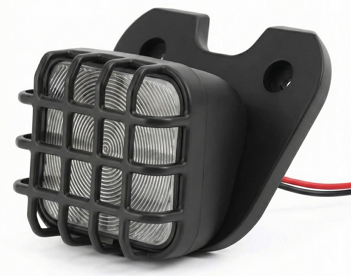 C34249 Rectangular Front Headlight w/ LED for Losi 1/4 Promoto-MX Motorcycle - Image 1