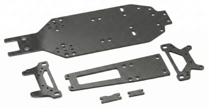 Carbon Fiber Chassis Conversion Kit for Tamiya TA02 & TA-02SW