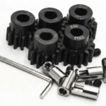 HD Steel 11+12+13+14+15T Pinion Gear Set 1.5 MOD for Traxxas X-Maxx, XRT 5mm/8mm