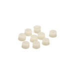 White Plastic Lock Nut for M3 Screw (Pack of 10)