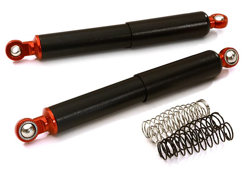 OBM005RED Realistic 104mm Alloy Off-Road Shocks w/ Internal Spring for 1/10 Scale Crawler - Image 1