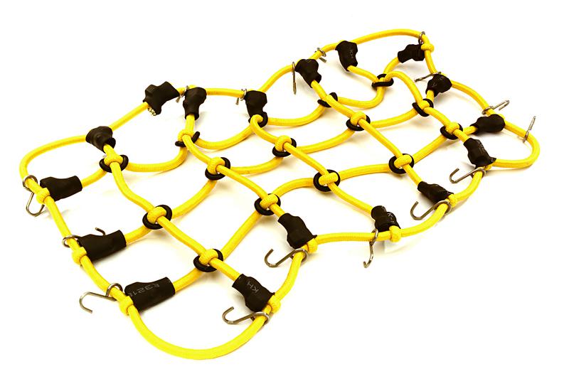 OBM006YELLOW Realistic Nylon Cargo Net 185x100mm for 1/10 Scale Crawler - Image 1