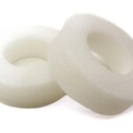 Firm White Foam 105x33mm Tire Insert (2) for 1.9 Size 1/10 Scale Crawler