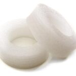 Firm White Foam 75x24mm Tire Insert (2) for 1.55 Size 1/10 Scale Crawler