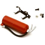Realistic 1/10 Scale Fire Extinguisher w/ Mount for Off-Road & Drift