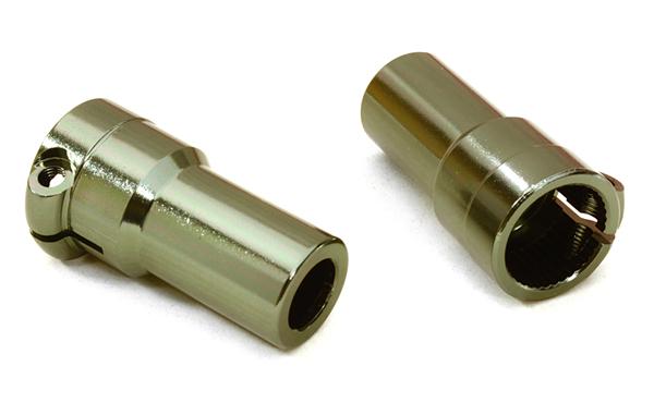 OBM1305GUN CNC Machined Alloy Straight Axle Rear Lock-Out for Axial SCX10 II (#90046-47) - Image 1