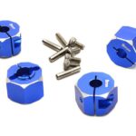 12mm Hex Wheel (4) Hub 9mm Thick for 1/10 Axial, Tamiya, Drift & TC