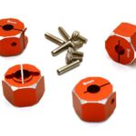 12mm Hex Wheel (4) Hub 9mm Thick for 1/10 Axial, Tamiya, Drift & TC