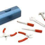 Realistic Scale Model Tools & Tool Box 1/10 Size
