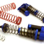 Alloy 100mm Type Piggyback Shock (2) w/ Rebound Adjust for 1/10 Scale Crawler