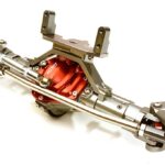 Complete 4-Link Front Axle w/ Internals for Axial SCX-10 & Custom 1.9 Crawlers