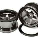 CNC Machined 5 Spoke Beadlock 2.2 Wheels (2) for Axial Ridgecrest & Wraith 2.2