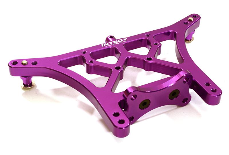 OBM3638PURPLE Machined Rear Shock Tower for Traxxas Rustler 2WD, Slash 2WD, Stampede 2WD 3638 - Image 1
