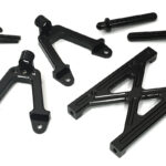CNC Machined Rear Chassis Brace, Shock Tower & Body Post Kit for Axial SCX-10