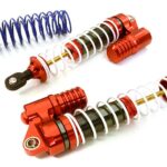 CNC Machined 105mm Piggyback Shock (2) w/ Dual Stage Spring for 1/10 Off-Road