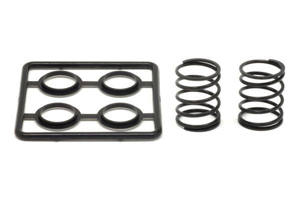 RIDE28040 RIDE TC Pro Matched Big Bore Short Springs (2) (H23mm) Black Total Coil=5.75 - Image 1