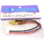 Square R/C Battery Checker Connector (2S Balance to 4mm European)