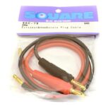 Square R/C European and 4mm Banana Plug Cable (400mm)