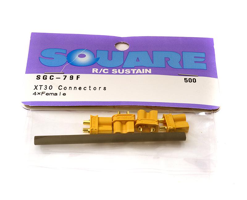 SQ-SGC-79F Square R/C XT-30 Connectors (4x Female) - Image 1