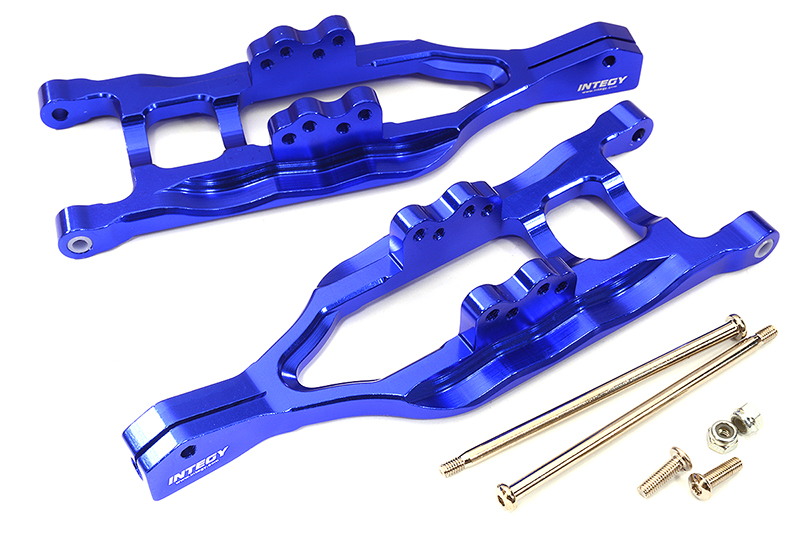 T3020BLUE Evo-5 Front Lower Arm for T/E-Maxx 3903 3905 3906 3908 4907 4908 4909 4910 5132R - Image 1