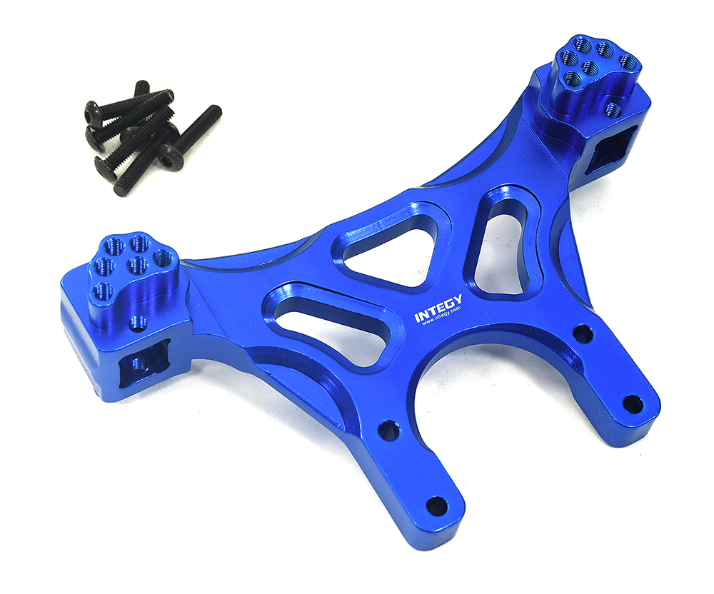 T3032BLUE Evo-5 Shock Tower (1) for T/E-Maxx 3903 3905 3906 3908 4907 4908 4909 4910 4917R - Image 1
