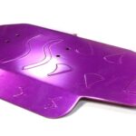 V2 Purple Center Skid Plate for 1/10 Revo 2.5 & 3.3 (Requires T3113 or T3144)