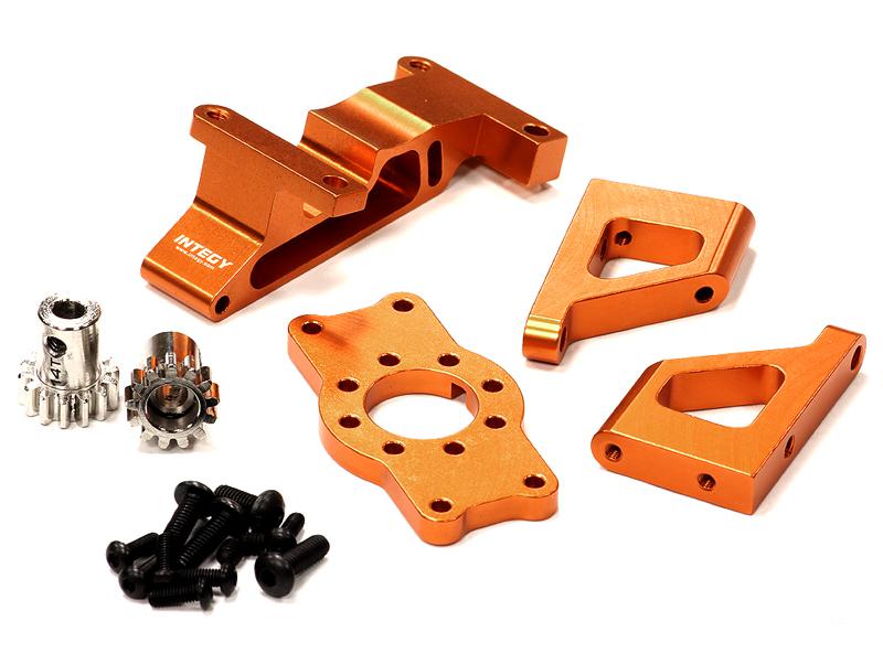 T3285ORANGE Brushless Conversion Motor Mount Set for 1/10 Revo 3.3 & Slayer(both) - Image 1