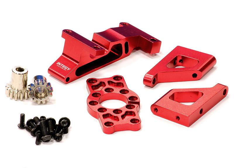 T3285RED Brushless Conversion Motor Mount Set for 1/10 Revo 3.3 & Slayer(both) - Image 1