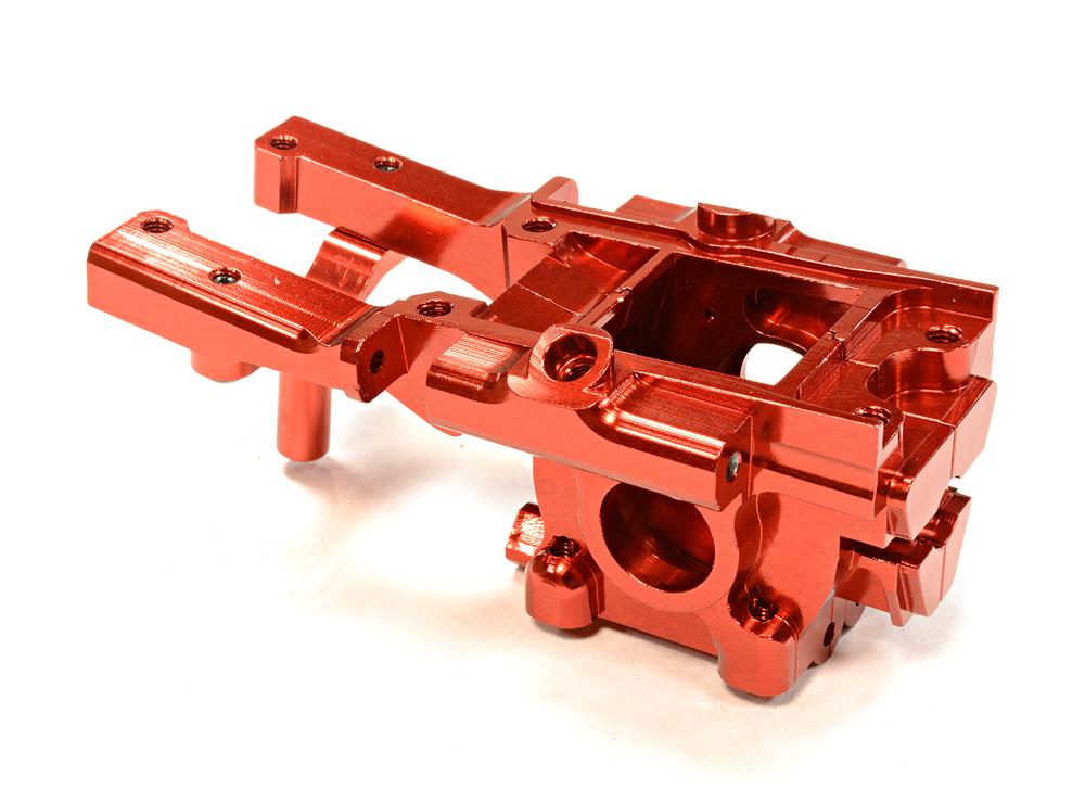 T3496RED Billet Machined Front Bulkhead for Traxxas 1/16 E-Revo, Slash, Summit, Rally - Image 1