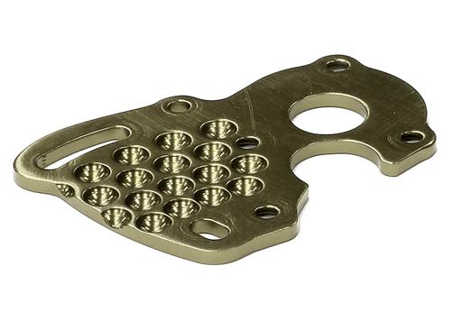 T3984GUN Billet T2 Motor Plate for Traxxas 1/16 VXL Only (E-Revo, Slash, Summit, Rally) - Image 1