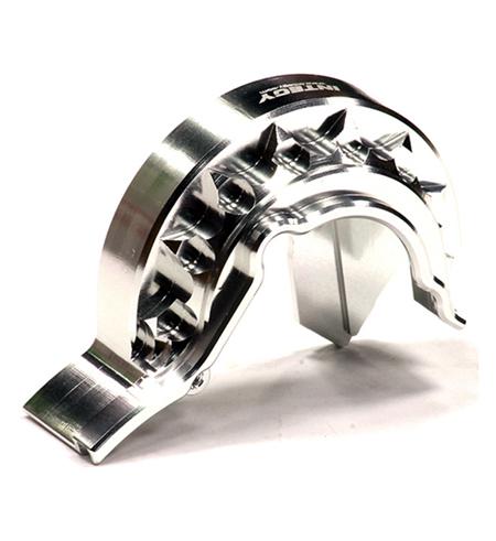 T4116SILVER Evo-6 Machined Gear Cover (Single Motor) for Traxxas 1/10 E-Revo (-2017) 5677 - Image 1