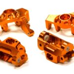 Billet Machined Steering Knuckle & Caster Block Set for HPI 1/12 Savage XS Flux
