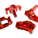 Billet Machined Steering Knuckle & Caster Block Set for HPI 1/12 Savage XS Flux