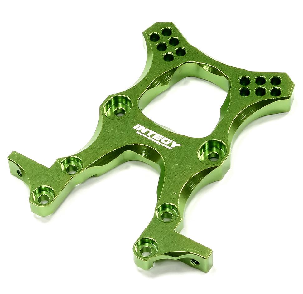 T6680GREEN Billet Machined Front Shock Tower for HPI 1/10 Blitz Short Course Truck - Image 1