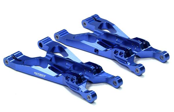 T6712BLUE Billet Machined T2 Lower Arms for Savage Flux, X 4.6 2011 & Savage XL - Image 1