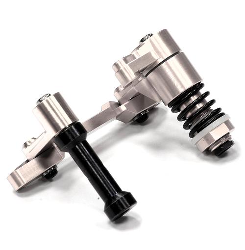 T6717SILVER Billet Machined T2 Steering Bellcrank for Savage X 4.6 2011, Flux & XL - Image 1