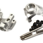 Billet Machined Rear Hub Carriers for HPI 1/8 Savage-X, 21 & 25 Monster Truck