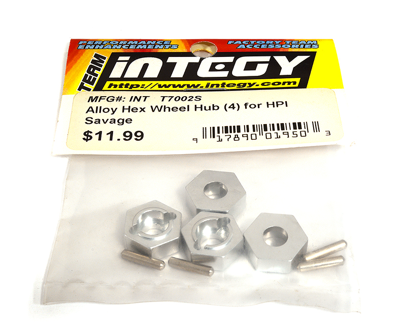 T7002S Alloy 14mm Hex Wheel Hub (4) for HPI Savage 21 & 25 - Image 1