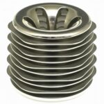 HEXMAX Chrome Heatsink for Team Associated MGT 21 Engine