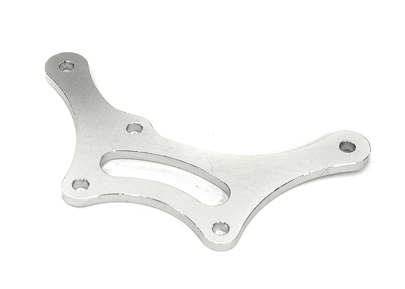T7721SILVER Billet Machined Front Chassis Plate for OFNA 1/8 Ultra LX One Buggy - Image 1