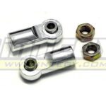 Alloy Ball End (2) 3mm Mounting Hole w/ M4 Thread (2) for 1/10 Jato Shocks MSR6