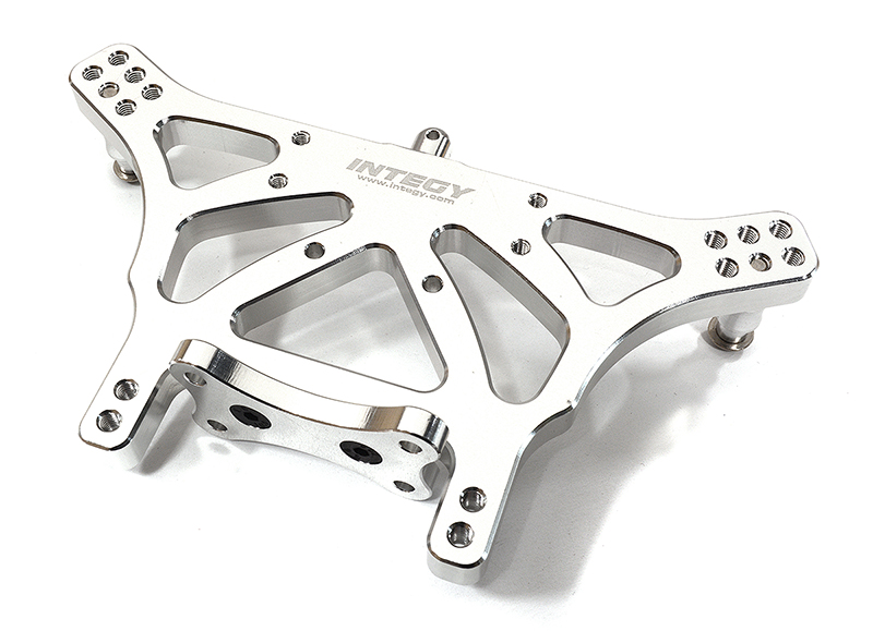 T7993SILVER Rear Shock Tower II for 1/10 Electric Slash 2WD, Rustler 2WD & Stampede 2WD 3638 - Image 1