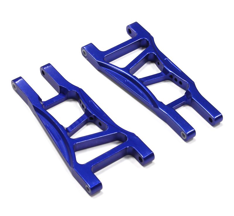 T8079BLUE 09 Alloy Rear Lower Arms for 1/10 Electric Stampede 2WD & Rustler 2WD (XL5, VXL) - Image 1