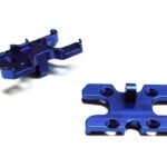 Billet Machined Front & Rear Gearbox Bracket (2) for Losi 1/18 Mini-LST Truck