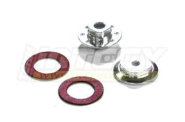 T8328SILVER Billet Machined Alloy Spur Gear Support (2) for Losi 1/18 Mini-LST Monster Truck - Image 1