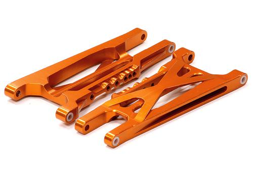 T8541ORANGE Billet Machined Suspension Arms for Traxxas 1/10 Slash 4X4 (6808) 3655X - Image 1
