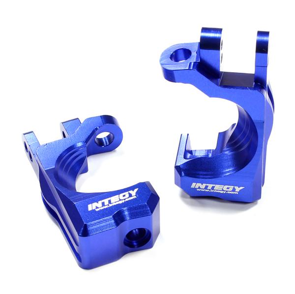 T8590BLUE Billet Machined T2 Caster Blocks for 1/10 Stampede 4X4, Slash 4X4 & Rustler 4X4 - Image 1