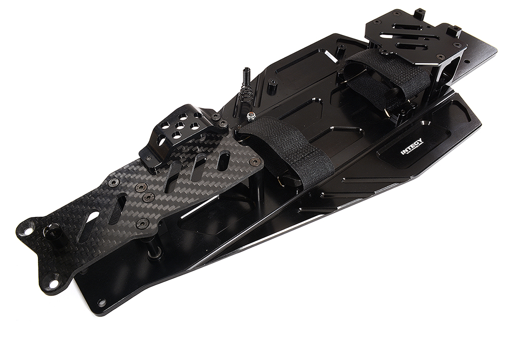 T8655BLACK Performance Conversion Chassis Kit for Traxxas 1/10 Rustler 2WD & Bandit VXL - Image 1