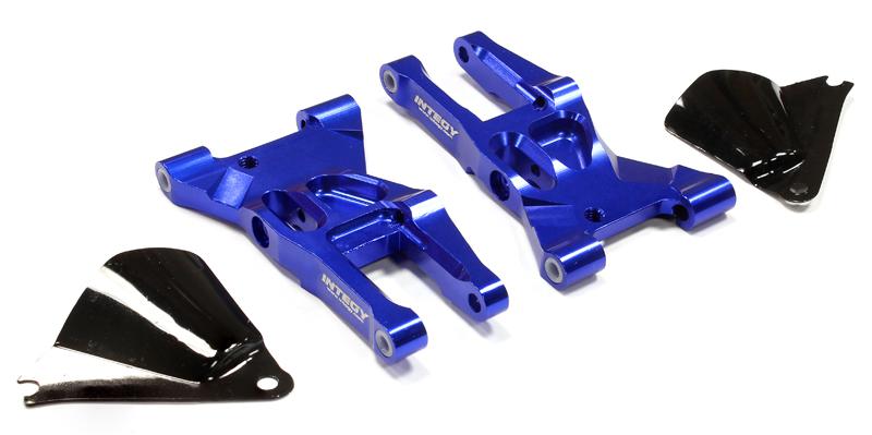 T8684BLUE Blue Billet Machined Front Lower Suspension Arms for HPI Ken Block WR8 3.0 - Image 1