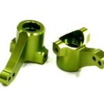 Green Billet Machined Steering Knuckles for HPI Ken Block WR8 3.0